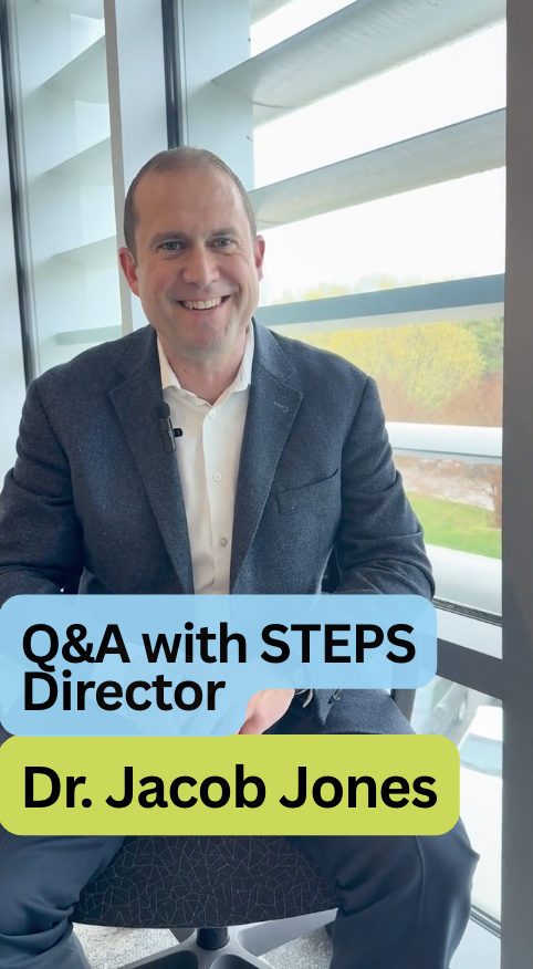 Jacob Jones sitting in a chair